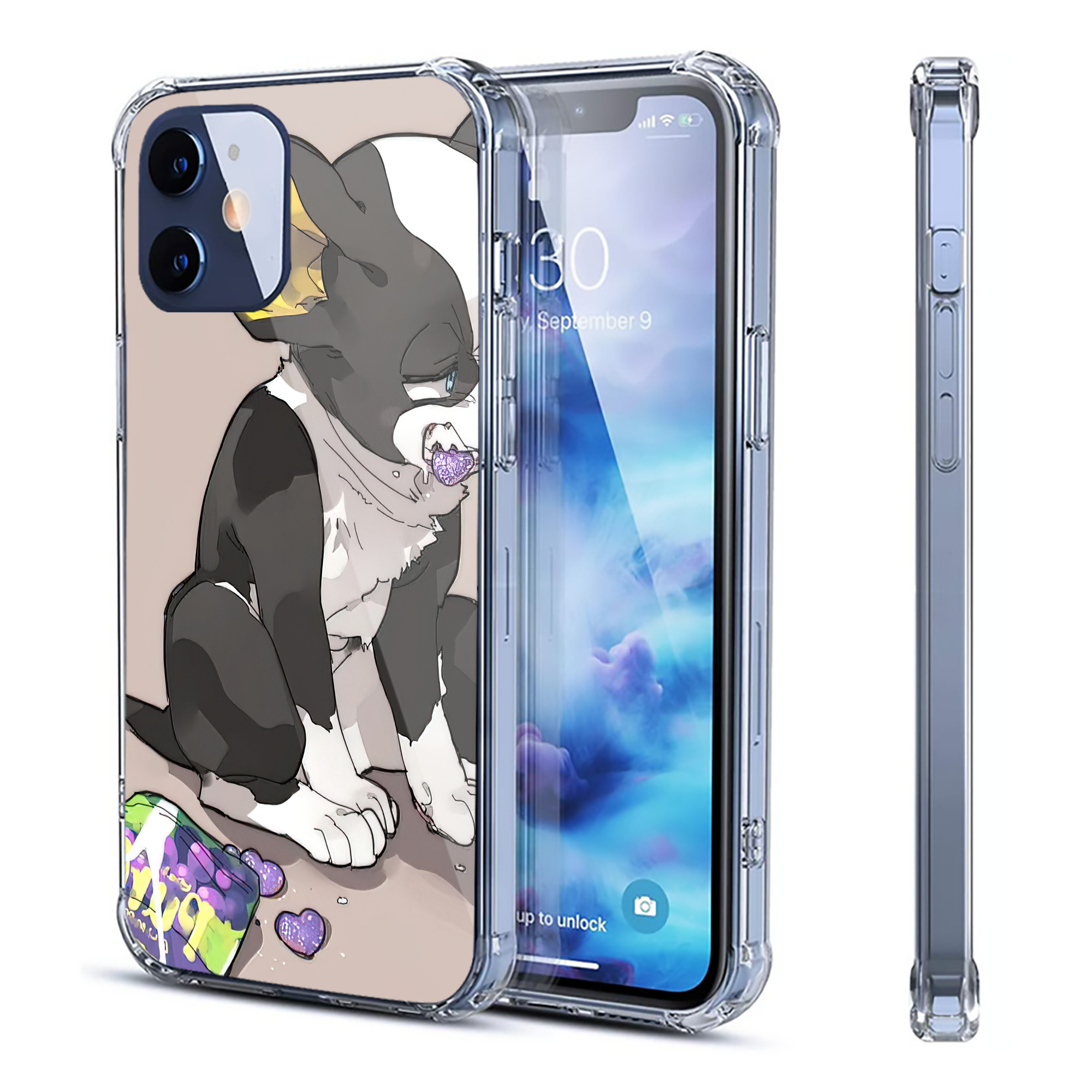 （画像用） ジョジョの奇妙な冒険 JoJo's Bizarre Adventure 【iPhone 12シリーズ対応】透明スマホケース（クリアソフトケース）